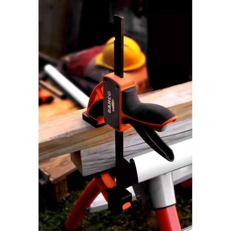 Garra de catraca Bahco QCB-300 30 cm preto laranja