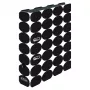 Dossier de argolas Herlitz maX.file A4 preto branco certificado FSC
