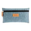 Estojo de lápis macio Herlitz GREENline poliéster cinzento 210x15x123 mm