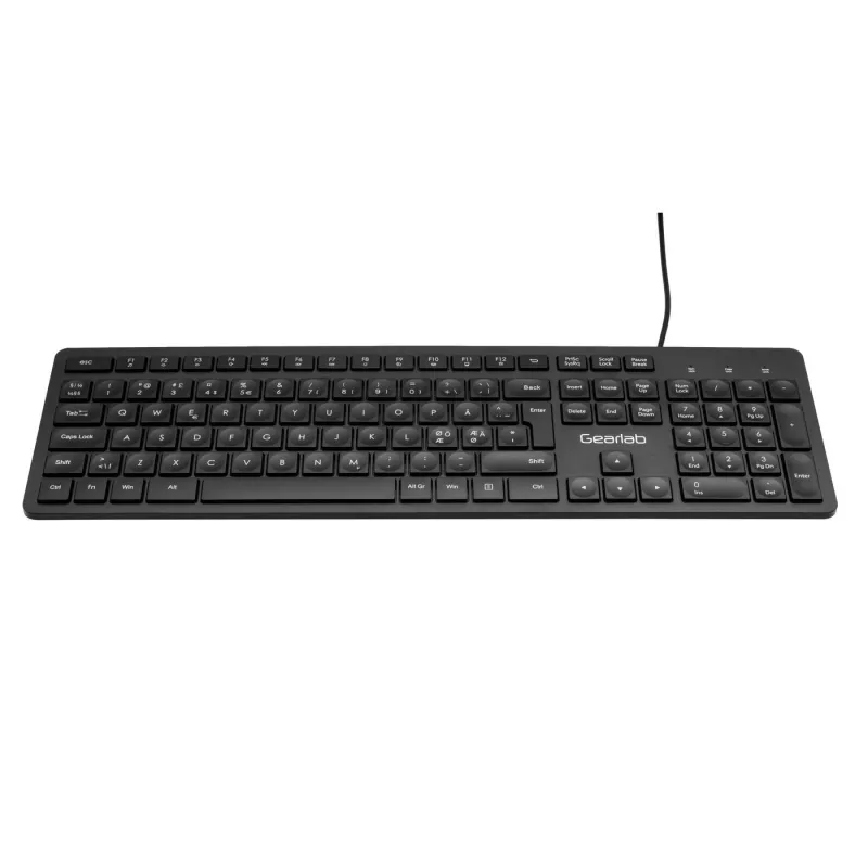 eSTUFF GLB211102 teclado de escritório USB QWERTY nórdico preto