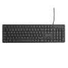 eSTUFF GLB211402 teclado de escritório USB QWERTZ alemão preto