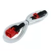 Cabo de alimentação ACT C13 IEC Lock+ - C14 IEC Lock Dual Locking branco 3 m, PC3611