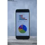 Proteção de ecrã em vidro temperado Kapsolo para iPhone 13 / iPhone 14 Max — curvo 9H, adequado até 15,5 cm (6,1 polegadas)