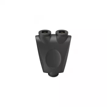 Splitter de áudio Hama 00205179 preto Toslink 2 x Toslink