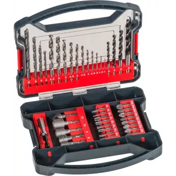 Conjunto de bits para chave de fendas KWB 109104 41 peças Phillips Pozidriv Torx