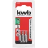 Bit para chave de fendas KWB 121207 3 unid. Torx T7 25 mm sextavado