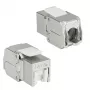 ACT conector fêmea Keystone RJ45 CAT6A blindado sem ferramentas com tampa de proteção contra pó