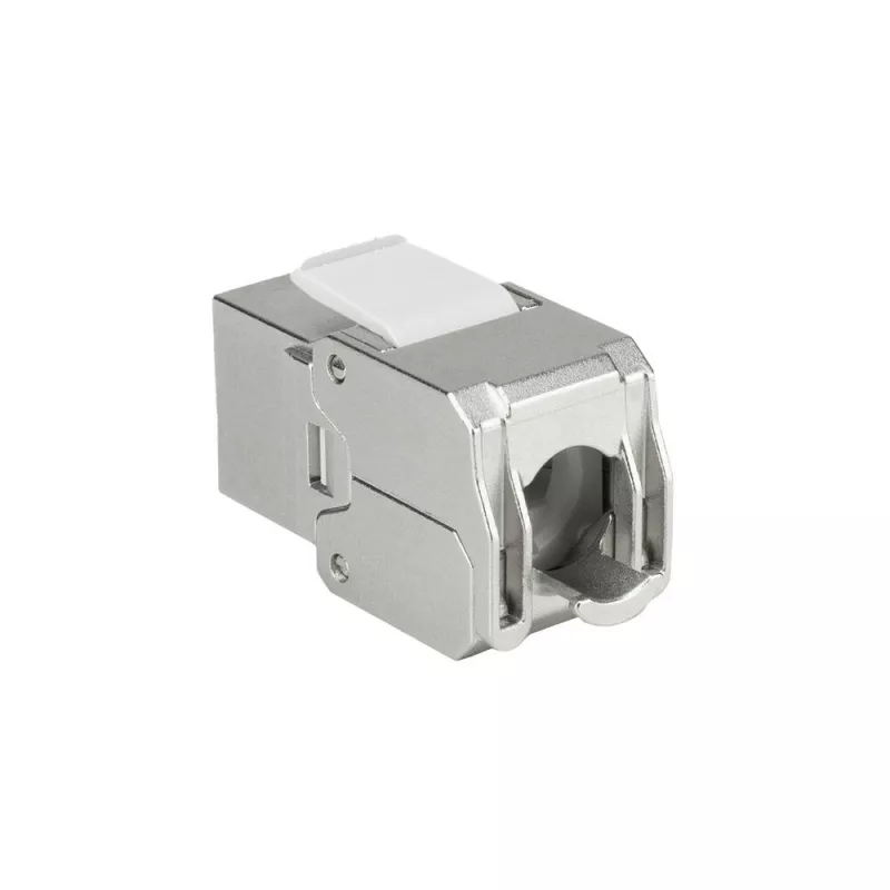 ACT conector fêmea Keystone RJ45 CAT6A blindado sem ferramentas com tampa de proteção contra pó