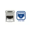 ACT conector fêmea Keystone RJ45 CAT6A blindado sem ferramentas com tampa de proteção contra pó