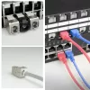 ACT conector fêmea Keystone RJ45 CAT6A blindado sem ferramentas com tampa de proteção contra pó