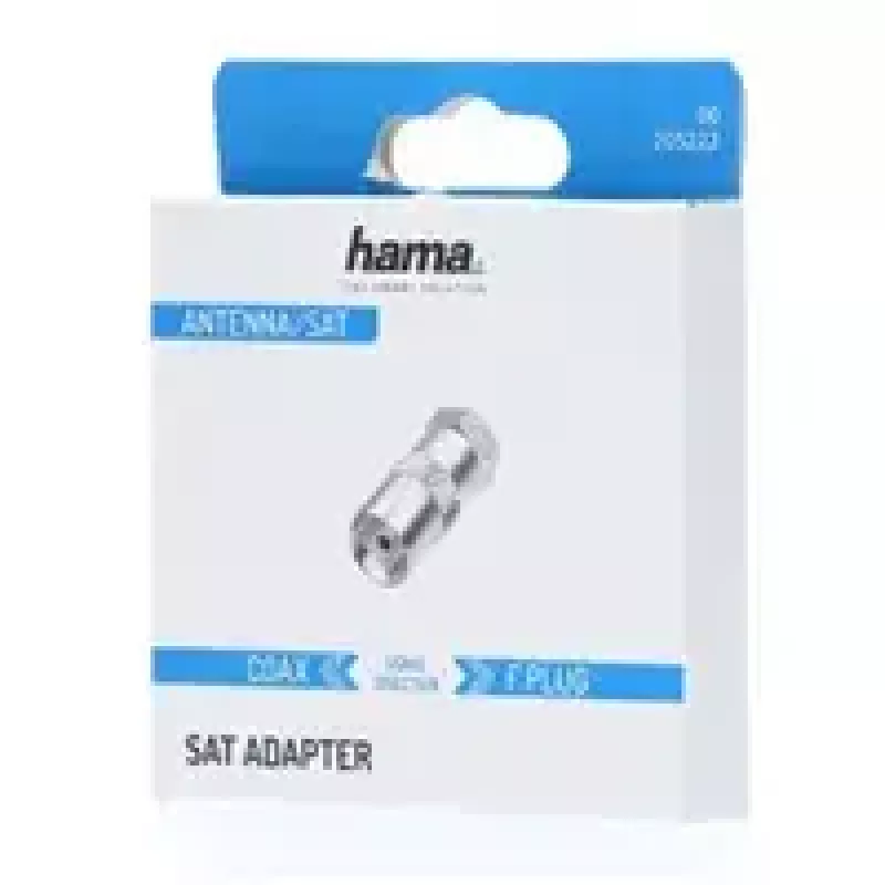 Hama 00205222 conector coaxial tipo F 1 unid.
