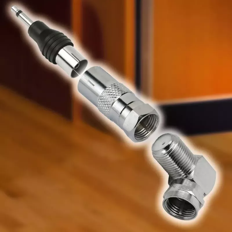 Hama 00205222 conector coaxial tipo F 1 unid.