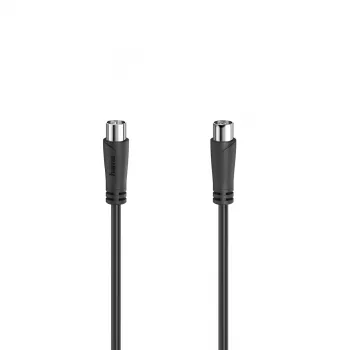 Hama 00205052 cabo coaxial 1,5 m coax preto