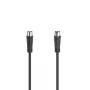 Hama 00205052 cabo coaxial 1,5 m coax preto