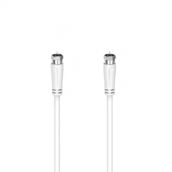 Hama 00205256 cabo coaxial 7,5 m F branco