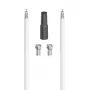 Cabo coaxial Hama 00205041 10 m branco ligação 1 coaxial ligação 2 coaxial