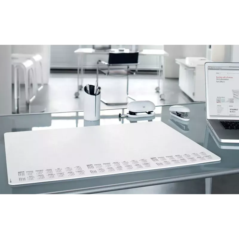 Tapete de secretária Sigel HO301 papel branco A2 calendário data mês ano