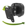 Hama 00220887 suporte de altifalante parede metal, plástico preto