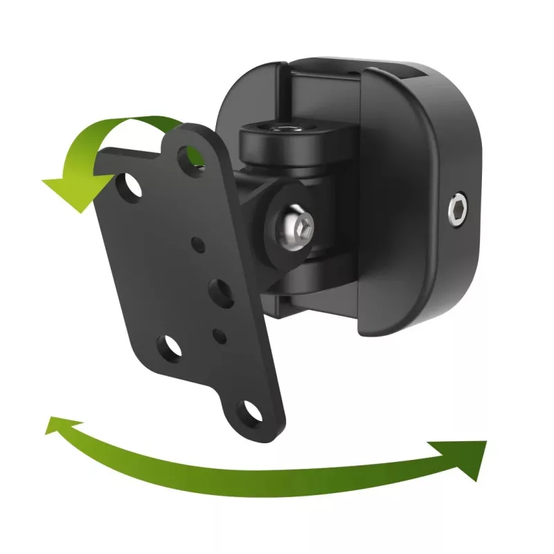 Hama 00220887 suporte de altifalante parede metal, plástico preto