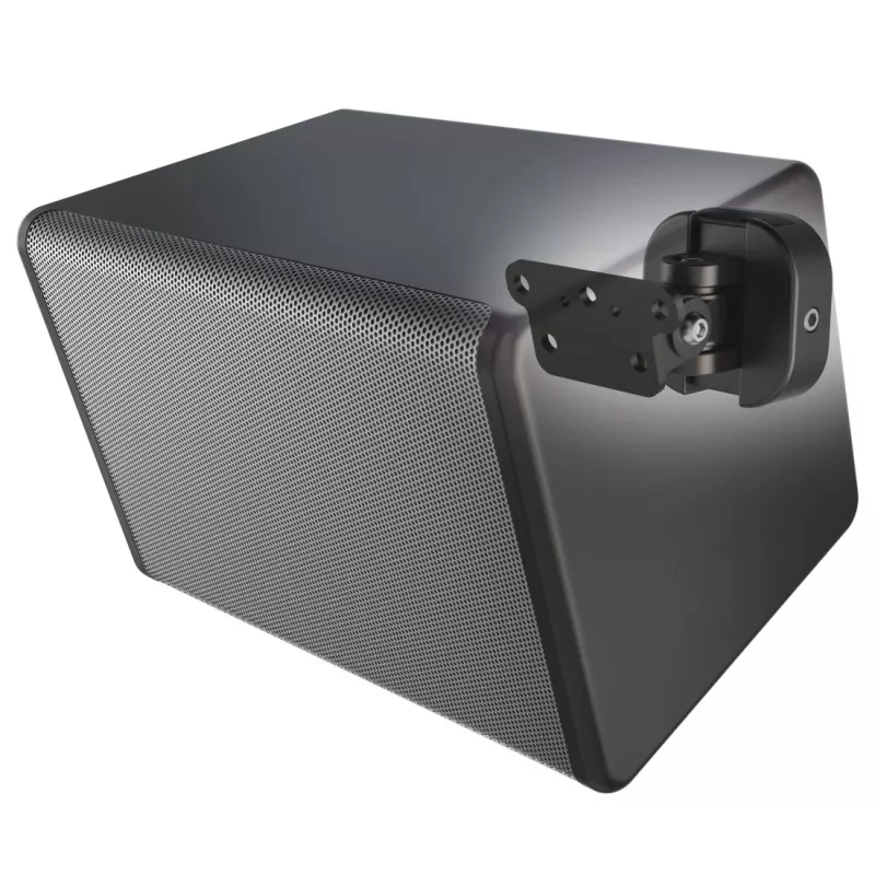 Hama 00220887 suporte de altifalante parede metal, plástico preto