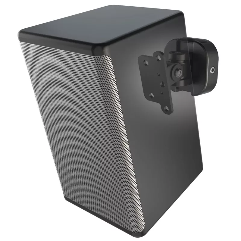 Hama 00220887 suporte de altifalante parede metal, plástico preto