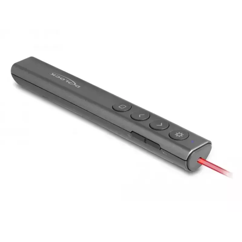 DeLOCK apresentador laser USB sem fios USB RF telecomando ponteiro laser vermelho