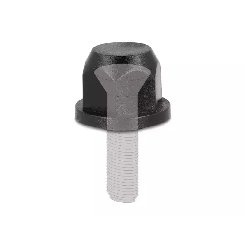 DeLOCK tampa de proteção de rosca M12 preta 2 unid. nylon