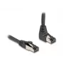 Cabo de rede DeLOCK RJ45 Cat.8.1 90° para cima 10 m preto