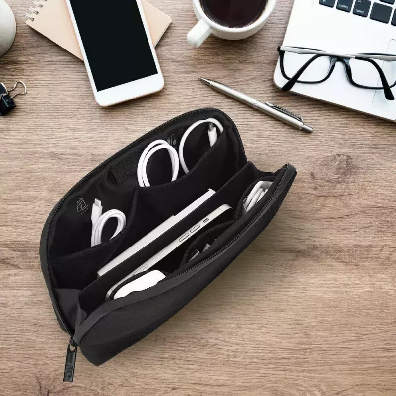 ACT City Organizador de viagem para acessórios, fabricado a partir de garrafas de plástico recicladas