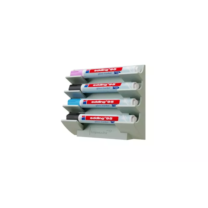 Suporte para marcador para quadro de vidro Legamaster, verde-salva, plástico, 156 g