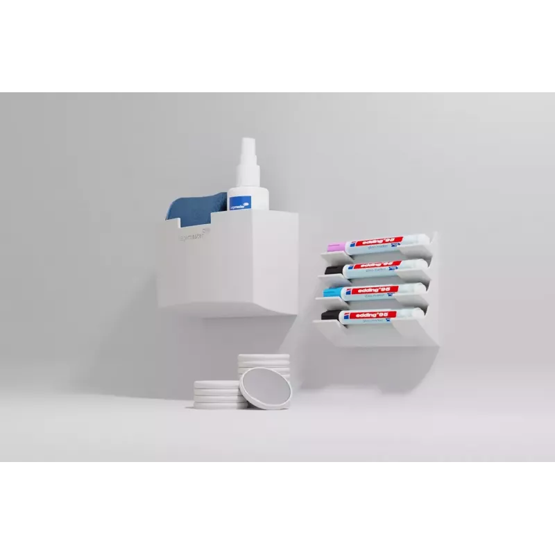 Suporte para marcador para quadro de vidro Legamaster 7-122118, plástico, cinzento quente, 156 g
