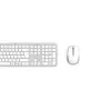 Hama WKM-550 00173066 conjunto de teclado e rato multidispositivo, sem fios, RF + Bluetooth, QWERTZ alemão, branco