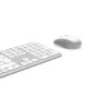 Hama WKM-550 00173066 conjunto de teclado e rato multidispositivo, sem fios, RF + Bluetooth, QWERTZ alemão, branco