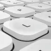 Hama WKM-550 00173066 conjunto de teclado e rato multidispositivo, sem fios, RF + Bluetooth, QWERTZ alemão, branco