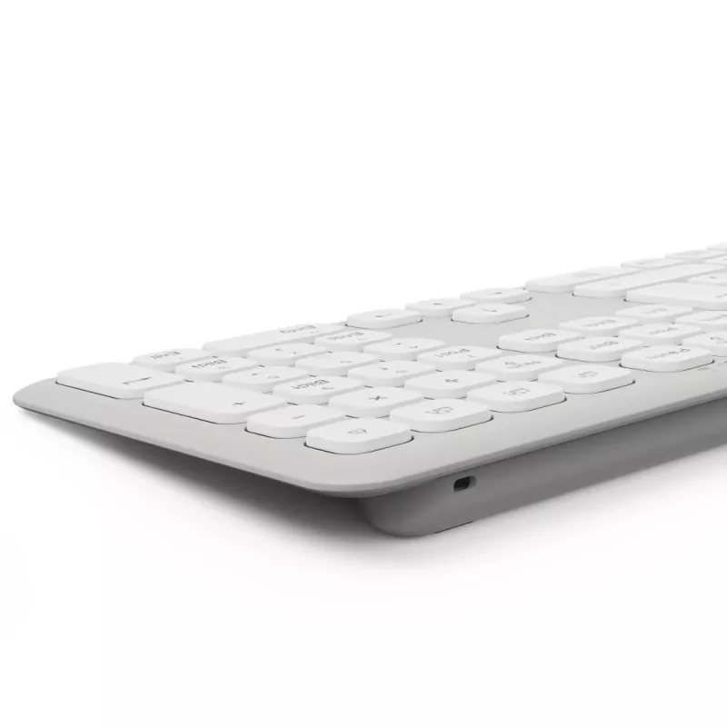 Hama WKM-550 00173066 conjunto de teclado e rato multidispositivo, sem fios, RF + Bluetooth, QWERTZ alemão, branco