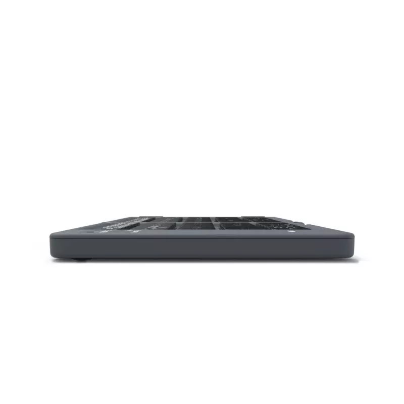 Hama Travel 450 QWERTZ alemão Bluetooth preto, cinzento-escuro