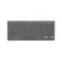 Hama Travel 400 QWERTZ alemão Bluetooth preto, cinzento-escuro