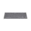 Hama Travel 400 QWERTZ alemão Bluetooth preto, cinzento-escuro