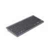 Hama Travel 400 QWERTZ alemão Bluetooth preto, cinzento-escuro