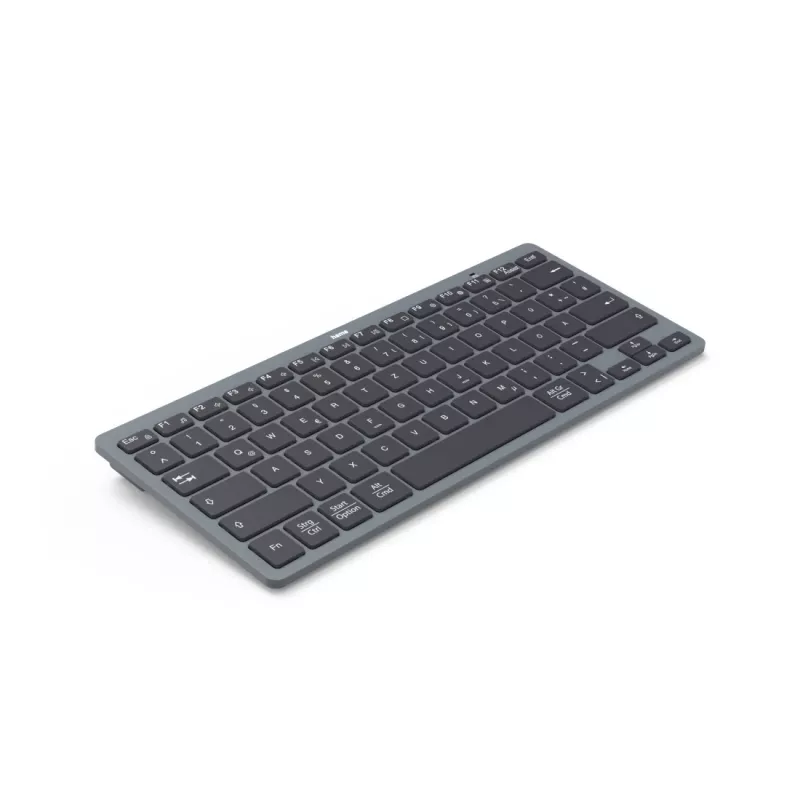 Hama Travel 400 QWERTZ alemão Bluetooth preto, cinzento-escuro