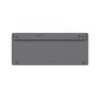 Hama Travel 400 QWERTZ alemão Bluetooth preto, cinzento-escuro