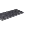 Hama Travel 400 QWERTZ alemão Bluetooth preto, cinzento-escuro