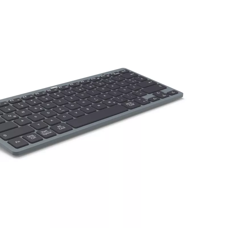 Hama Travel 400 QWERTZ alemão Bluetooth preto, cinzento-escuro