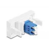 Adaptador de fibra ótica DeLOCK 90847 LC monomodo 1 unid. azul branco