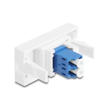 Adaptador de fibra ótica DeLOCK 90847 LC monomodo 1 unid. azul branco