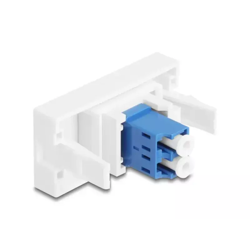 Adaptador de fibra ótica DeLOCK 90847 LC monomodo 1 unid. azul branco