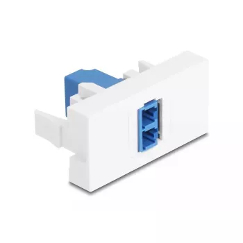 Adaptador de fibra ótica DeLOCK 90847 LC monomodo 1 unid. azul branco