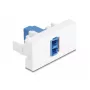 Adaptador de fibra ótica DeLOCK 90847 LC monomodo 1 unid. azul branco