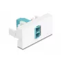 Adaptador de fibra ótica DeLOCK 90845 LC multimodo 1 unid. cor aqua branco
