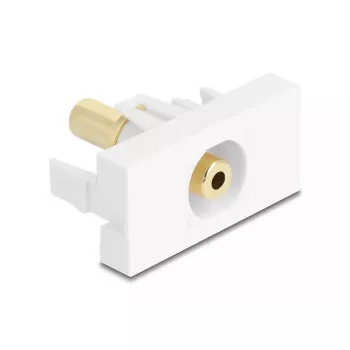 Tomada DeLOCK 90843 2 x 3,5 mm conector de cabo branco
